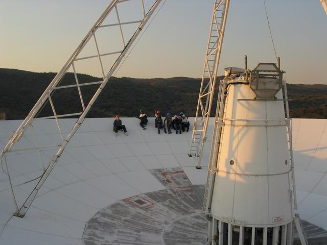 On the telescope