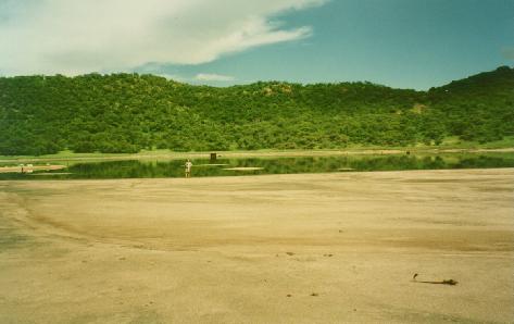 crater from pan